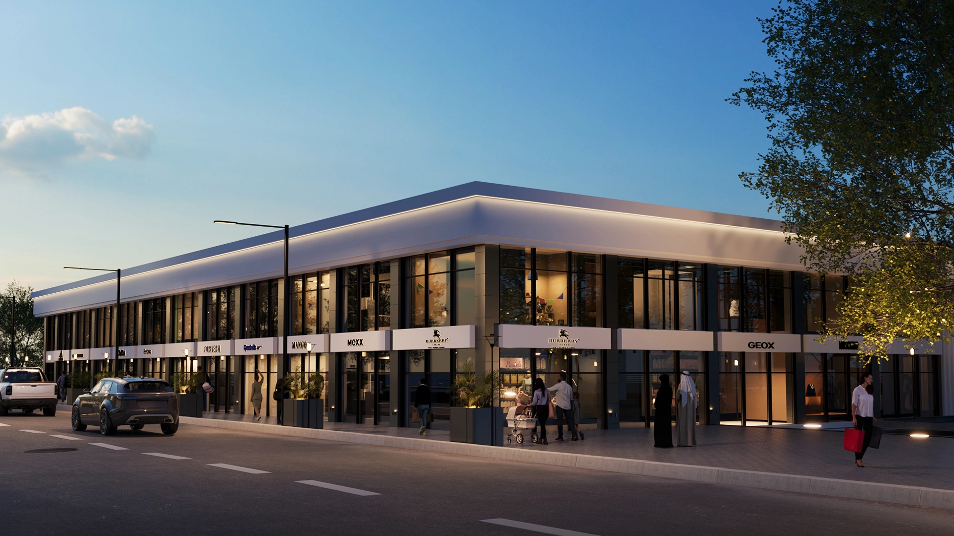 car showroom